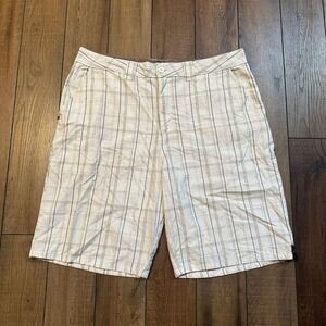 Vintage O'Neill Plaid‎ Baggy Surfer Skater Shorts Men's Size 38